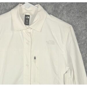 The North Face Women's Outdoor Trail Long Sleeve Vented Hiking Top White Sz XS